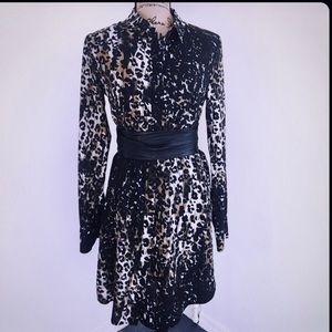 BCBG Leopard Shirt/Dress